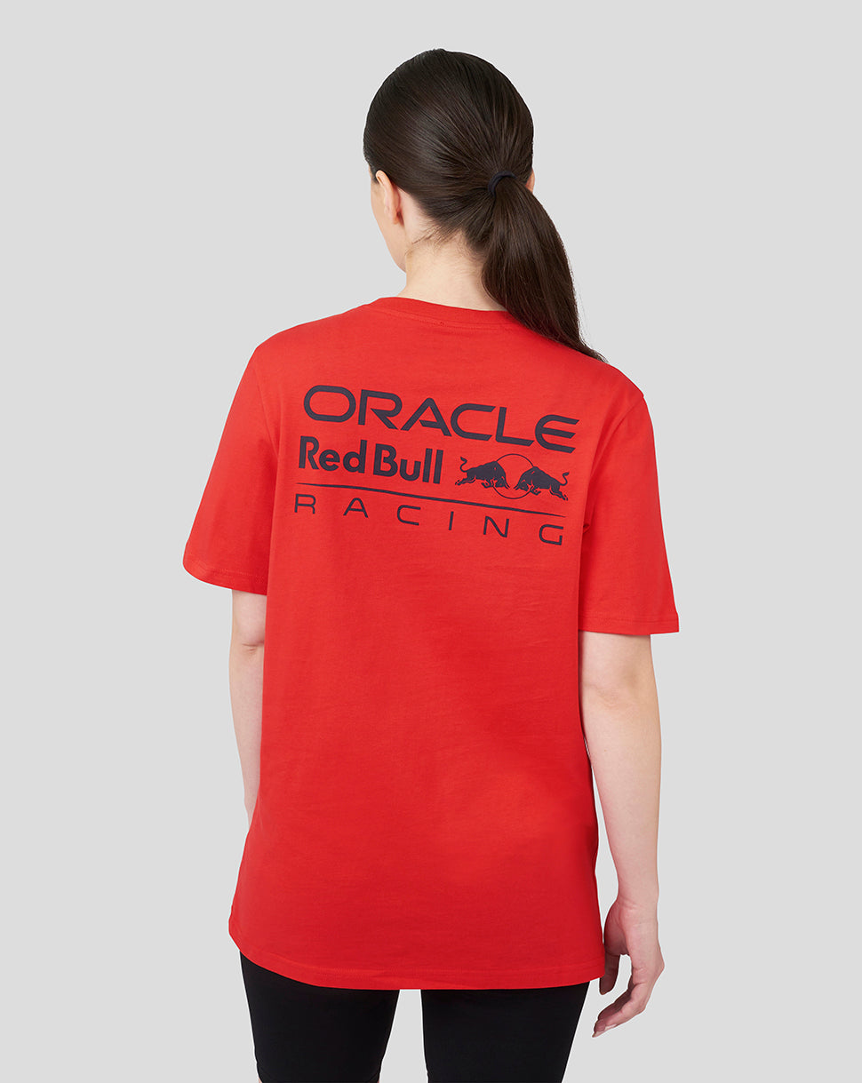 Oracle Red Bull Racing Unisex Core T-Shirt – Flammendes Scharlachrot - Flame Scarlet
