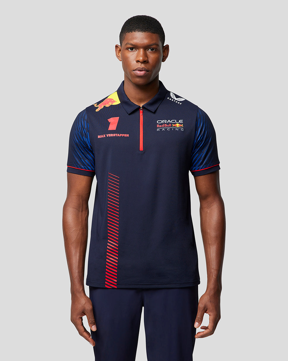 Polo de manga corta Oracle Red Bull Racing Driver Max Verstappen de hombre – Night Sky - Night Sky