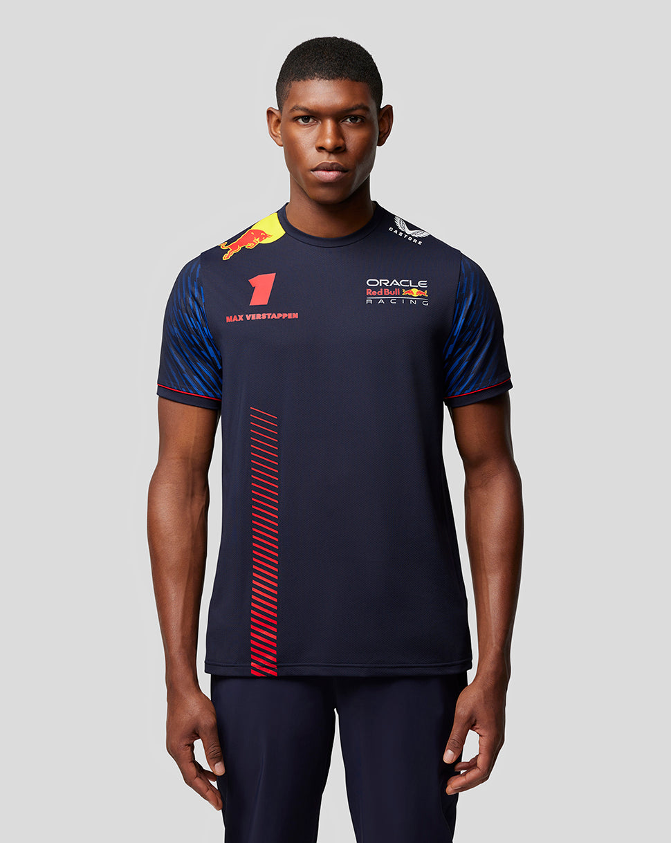 Camiseta Oracle Red Bull Racing Hombre Driver Max Verstappen – Cielo nocturno - Night Sky
