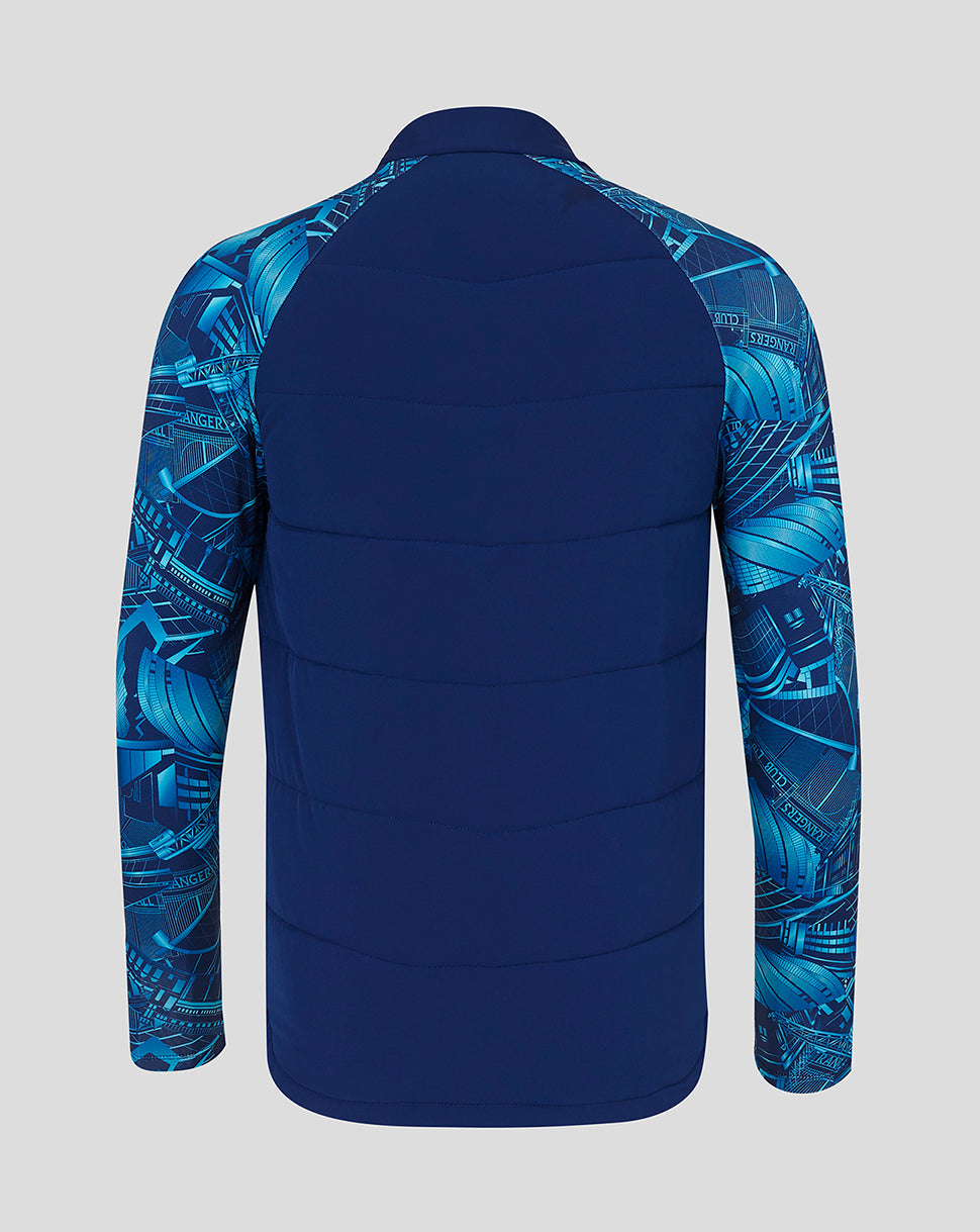 Rangers Herren 23/24 City Print Hybrid Jacke - Blue/Green