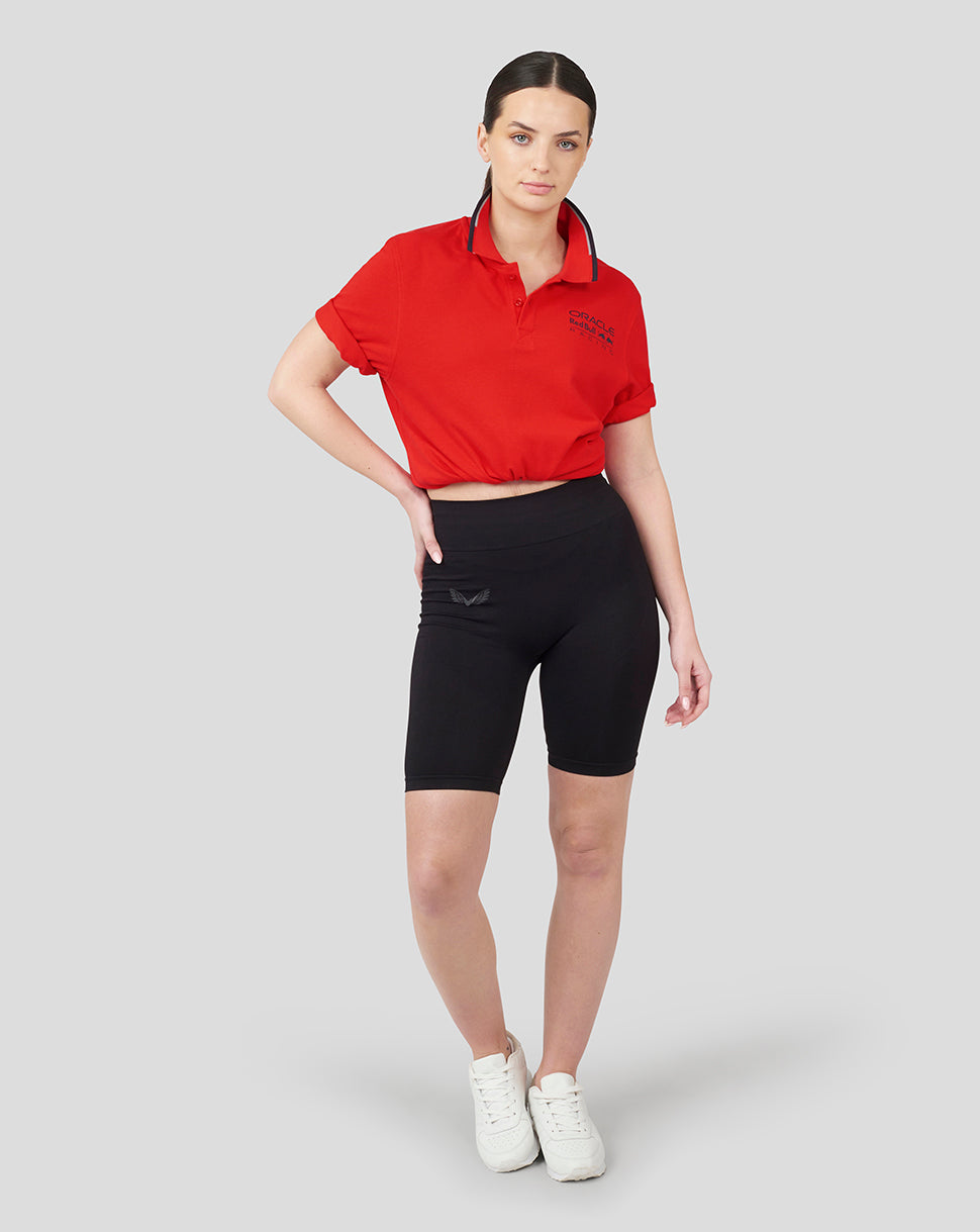 Oracle Red Bull Racing Unisex Core Poloshirt – Flammendes Scharlachrot - Flame Scarlet