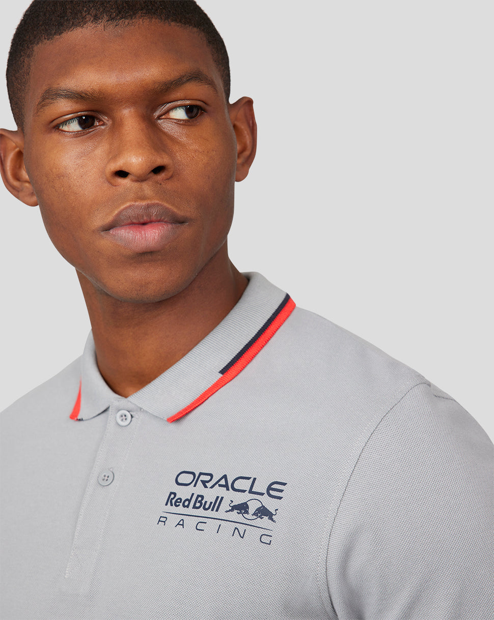 Oracle Red Bull Racing Unisex Core Poloshirt – Grau - Grau