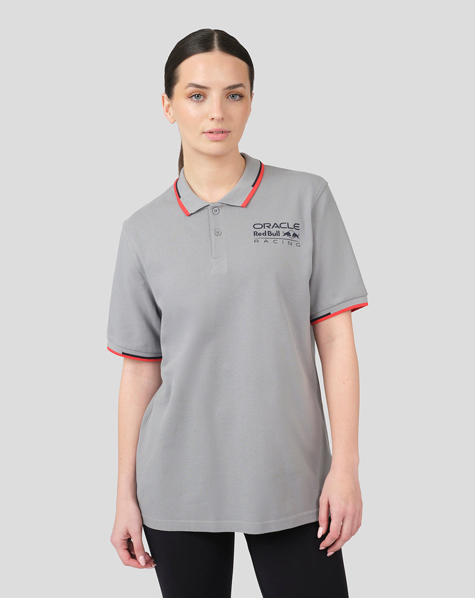 Oracle Red Bull Racing Unisex Core Polo - Grey