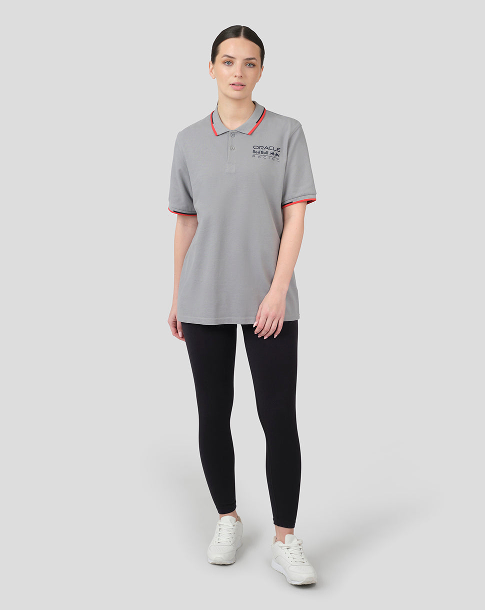 Oracle Red Bull Racing Unisex Core Poloshirt – Grau - Grau