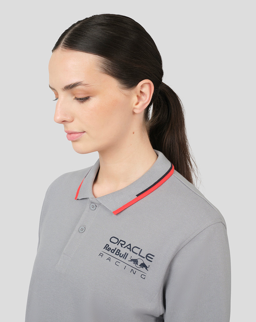 Oracle Red Bull Racing Unisex Core Poloshirt – Grau - Grau