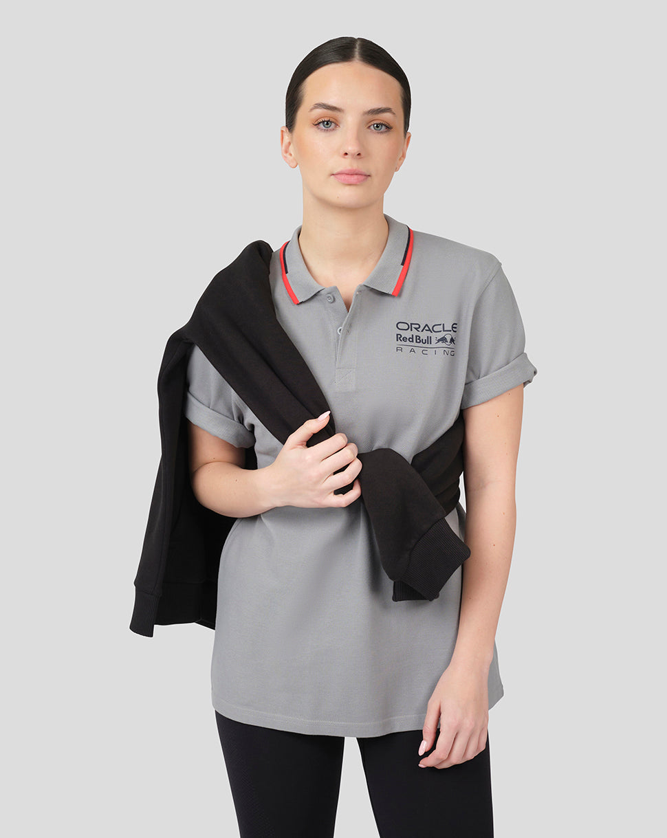 Oracle Red Bull Racing Unisex Core Poloshirt – Grau - Grau