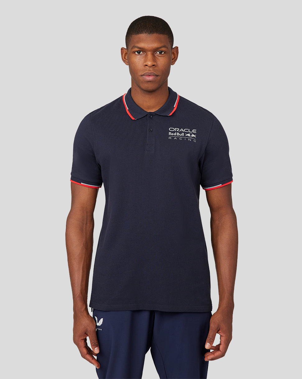 Navy Oracle Red Bull Racing polo shirt