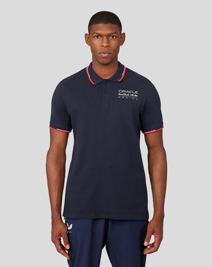 Navy Oracle Red Bull Racing polo shirt