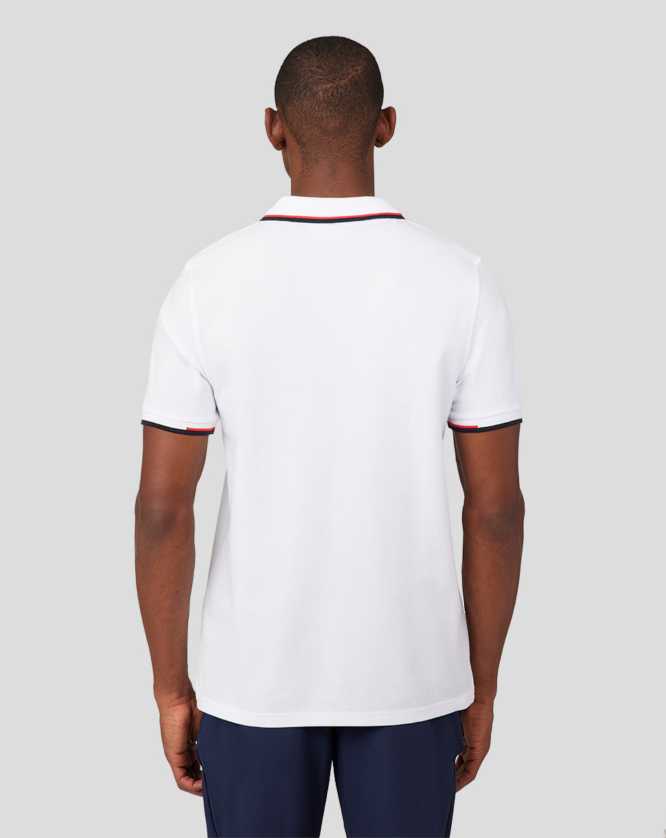 Oracle Red Bull Racing Unisex Core Poloshirt – Weiss - Weiss