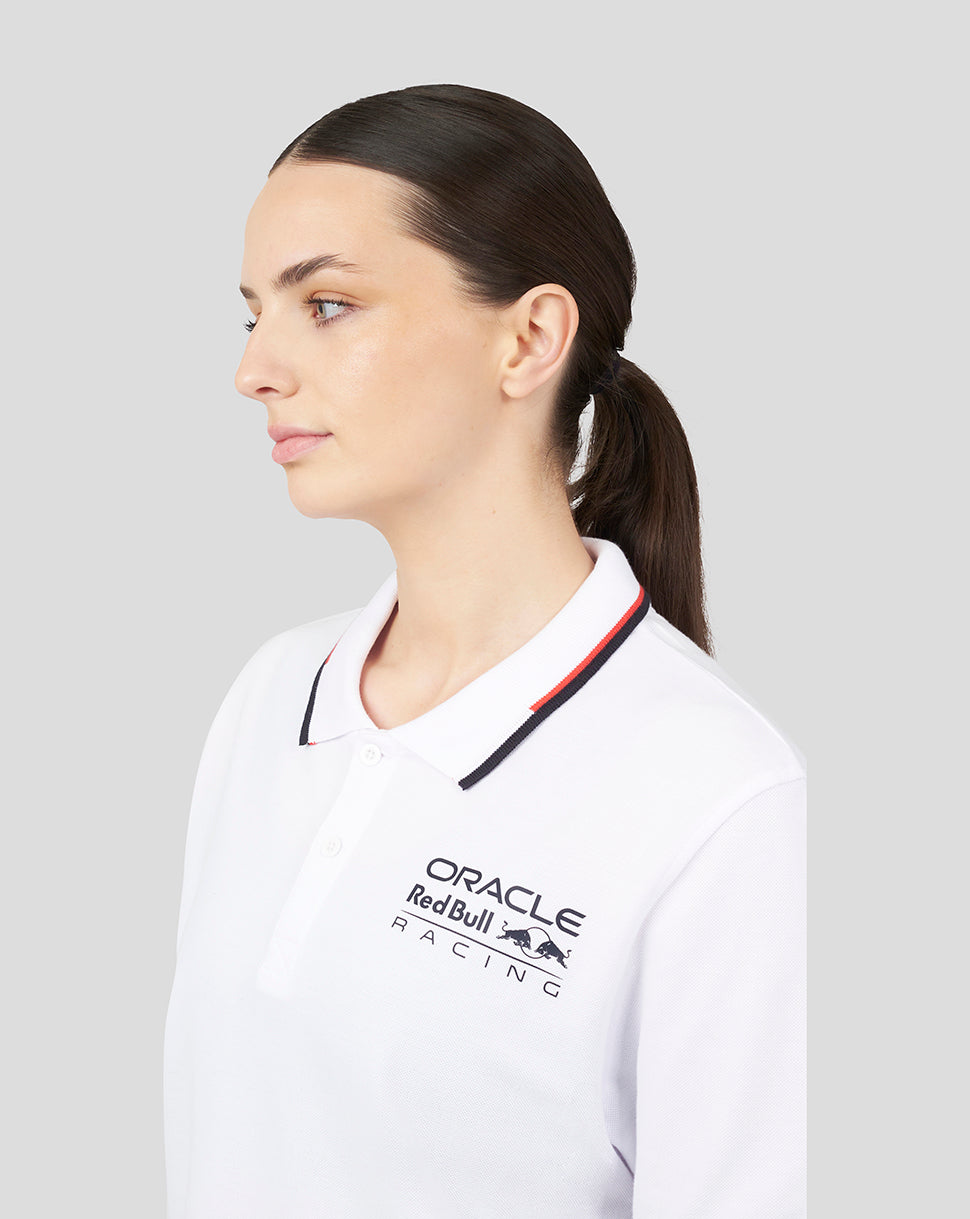 Oracle Red Bull Racing Unisex Core Poloshirt – Weiss - Weiss