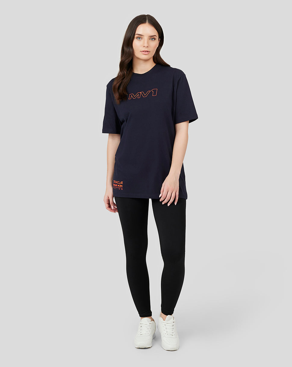 Oracle Red Bull Racing Unisex Driver Max Verstappen T-Shirt - Night Sky