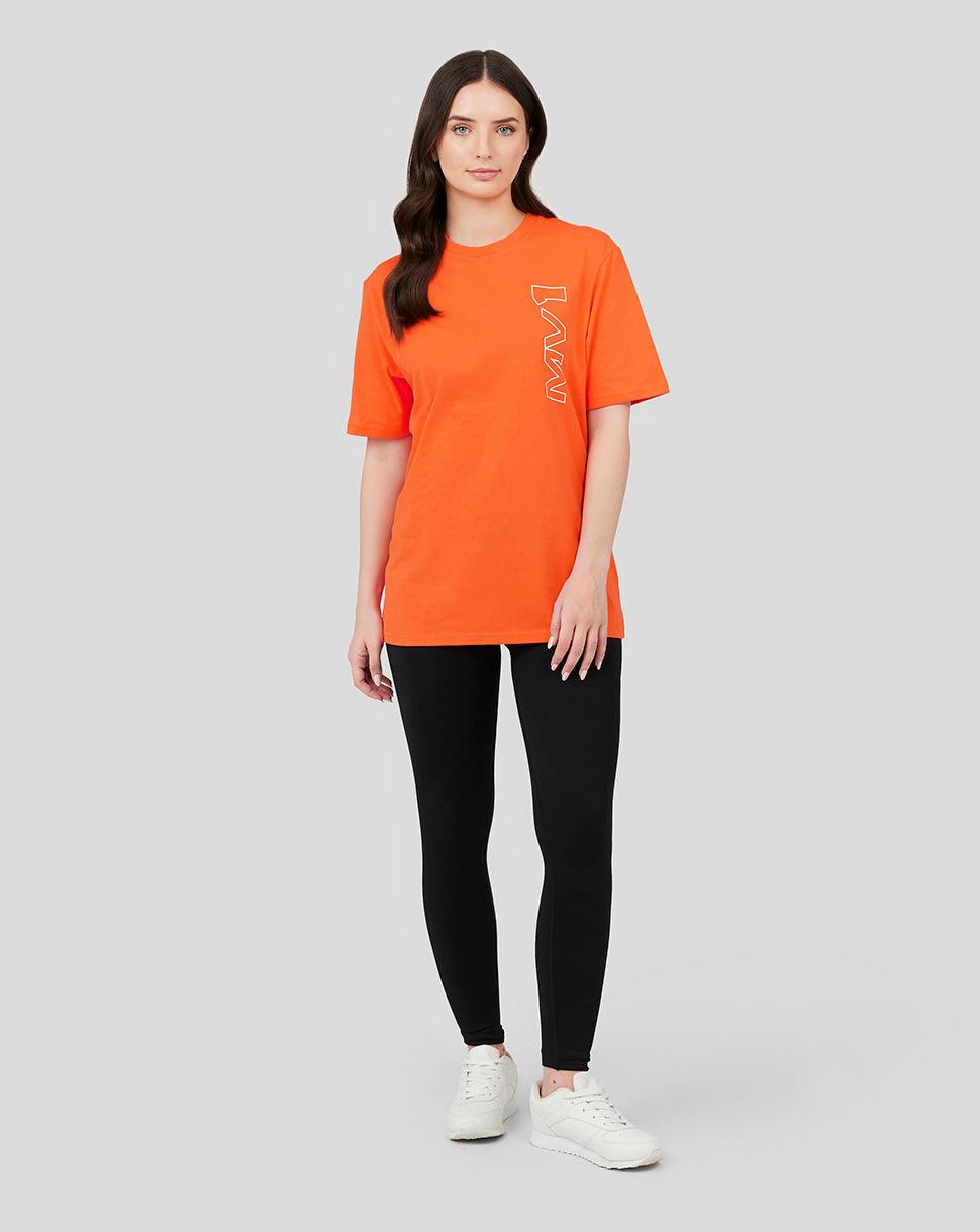 Oracle Red Bull Racing Unisex Driver Max Verstappen T-Shirt – Exotisches Orange - Exotic Orange
