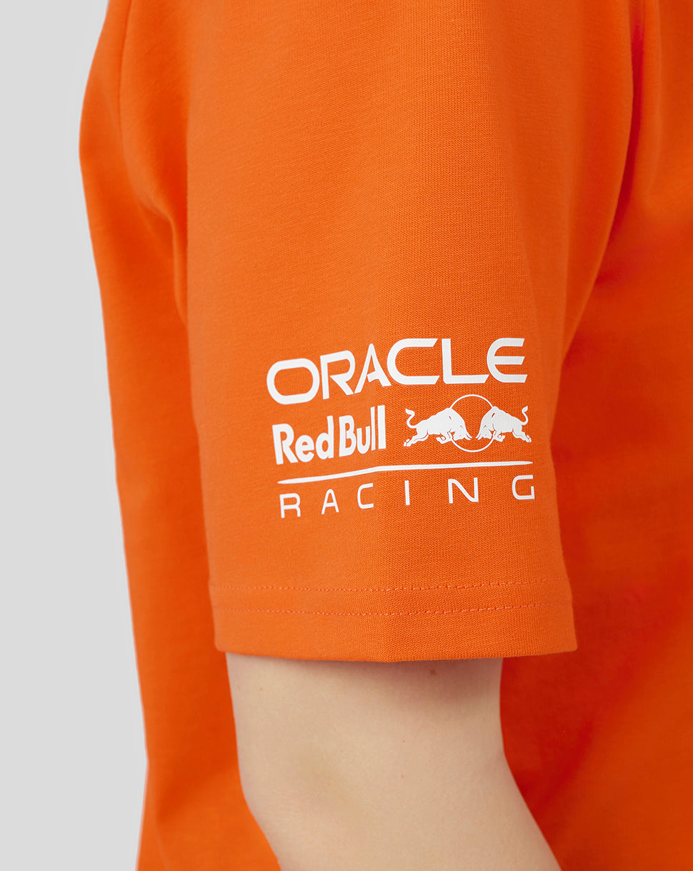Oracle Red Bull Racing Unisex Driver Max Verstappen T-Shirt – Exotisches Orange - Exotic Orange