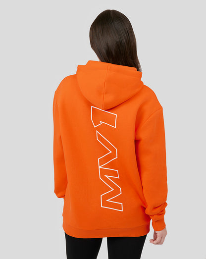 Oracle Red Bull Racing Unisex Driver Max Verstappen Hoodie - Exotic Orange