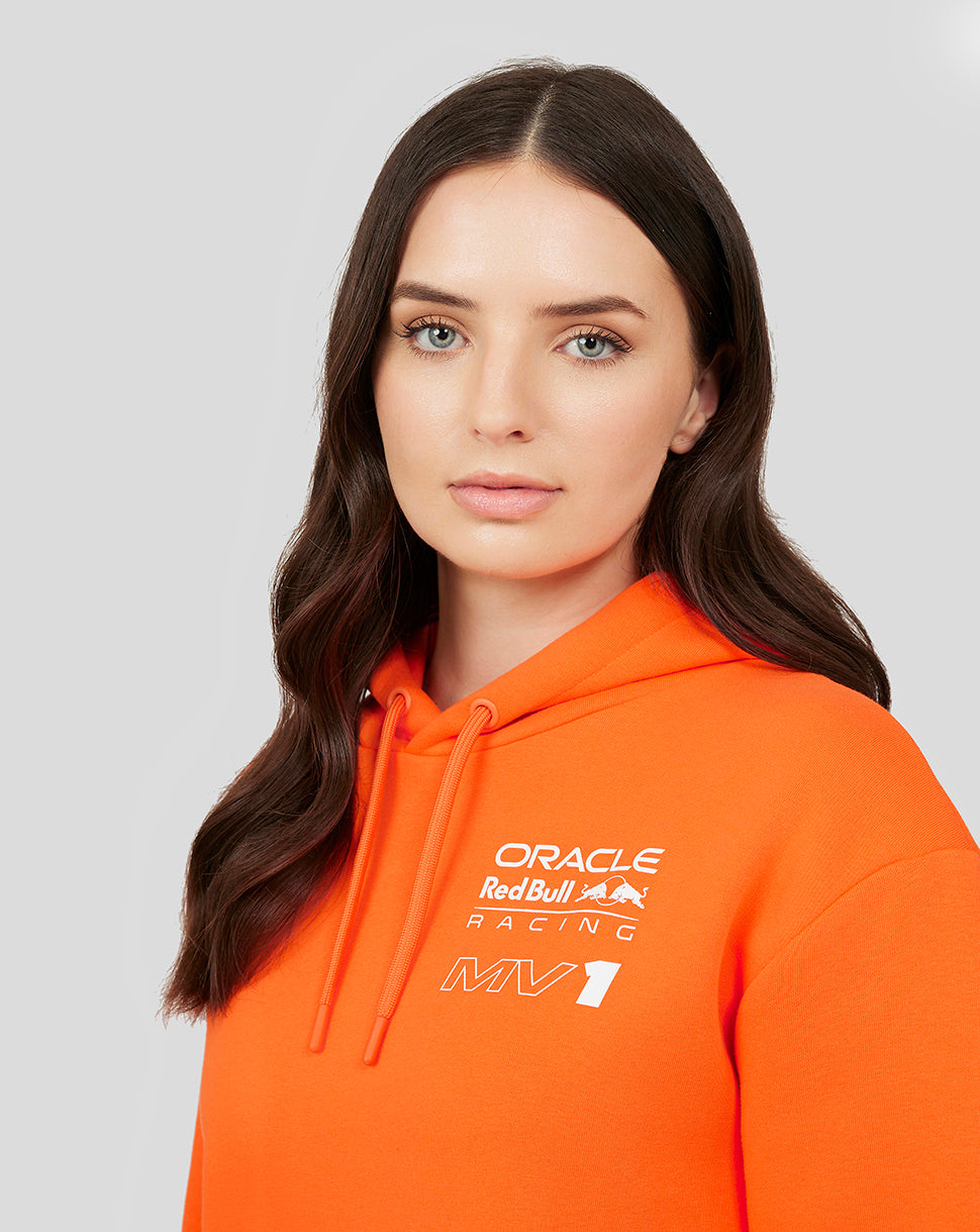 Sudadera con capucha Oracle Red Bull Racing Unisex Driver Max Verstappen – Naranja exótico - Exotic Orange