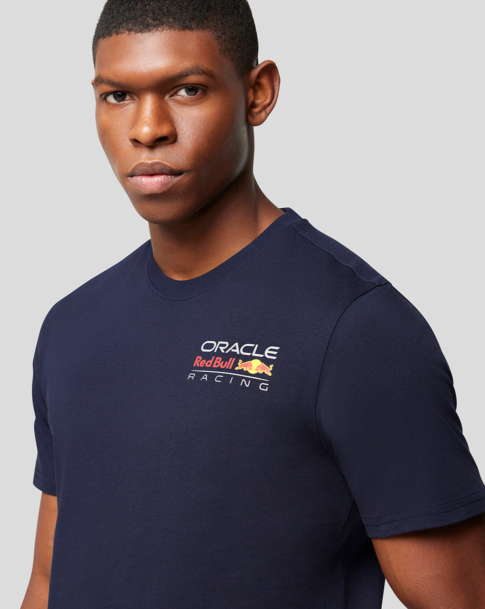 Camiseta Oracle Red Bull Racing Unisex Core Full Colour Logotipo – Cielo nocturno - Night Sky