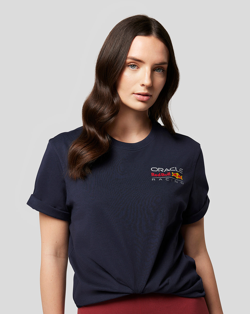 Camiseta Oracle Red Bull Racing Unisex Core Full Colour Logotipo – Cielo nocturno - Night Sky