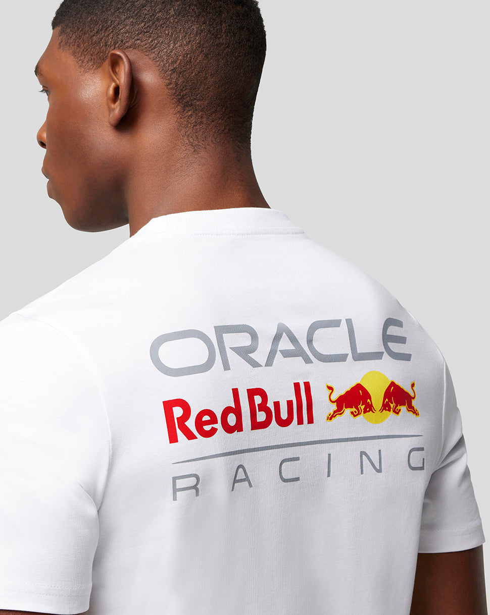 Oracle Red Bull Racing Unisex Core T-Shirt Full Colour Logo – Weiss - Weiss