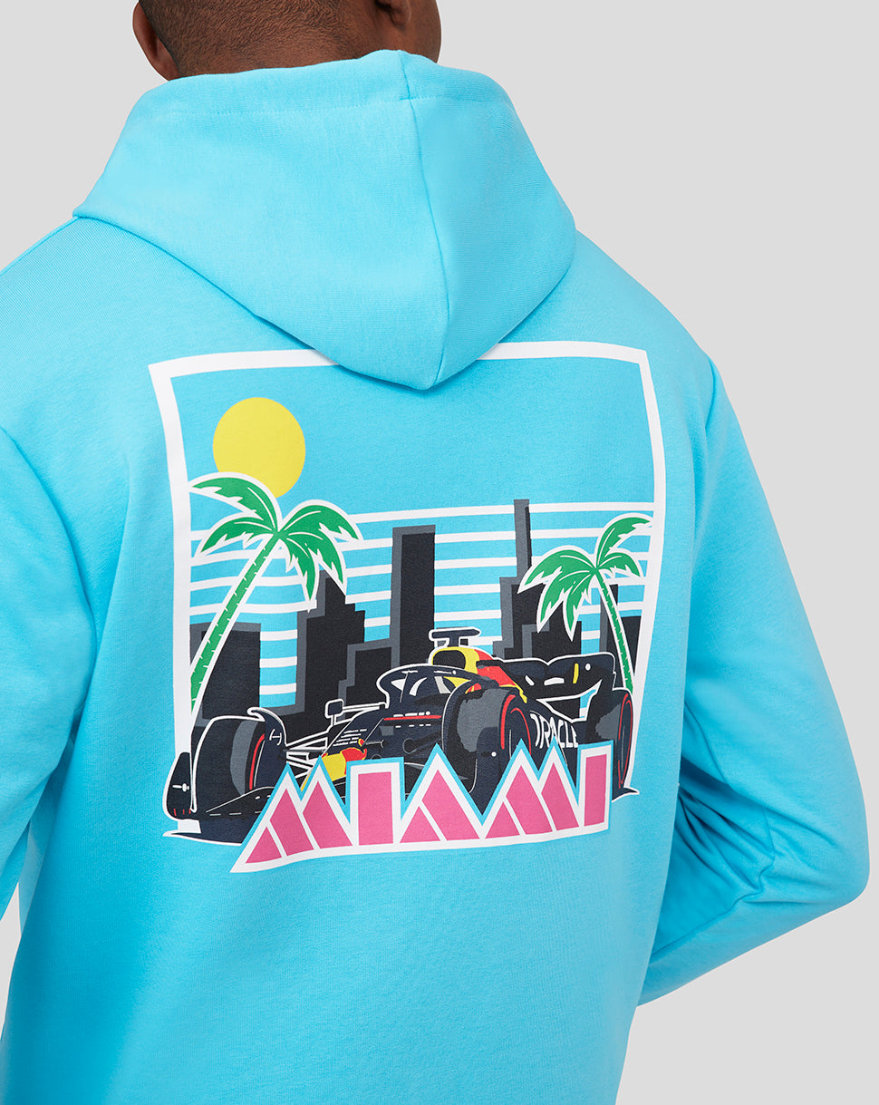 ORACLE RED BULL RACING UNISEX MIAMI OVERHEAD HOODIE - BLUE - Blue