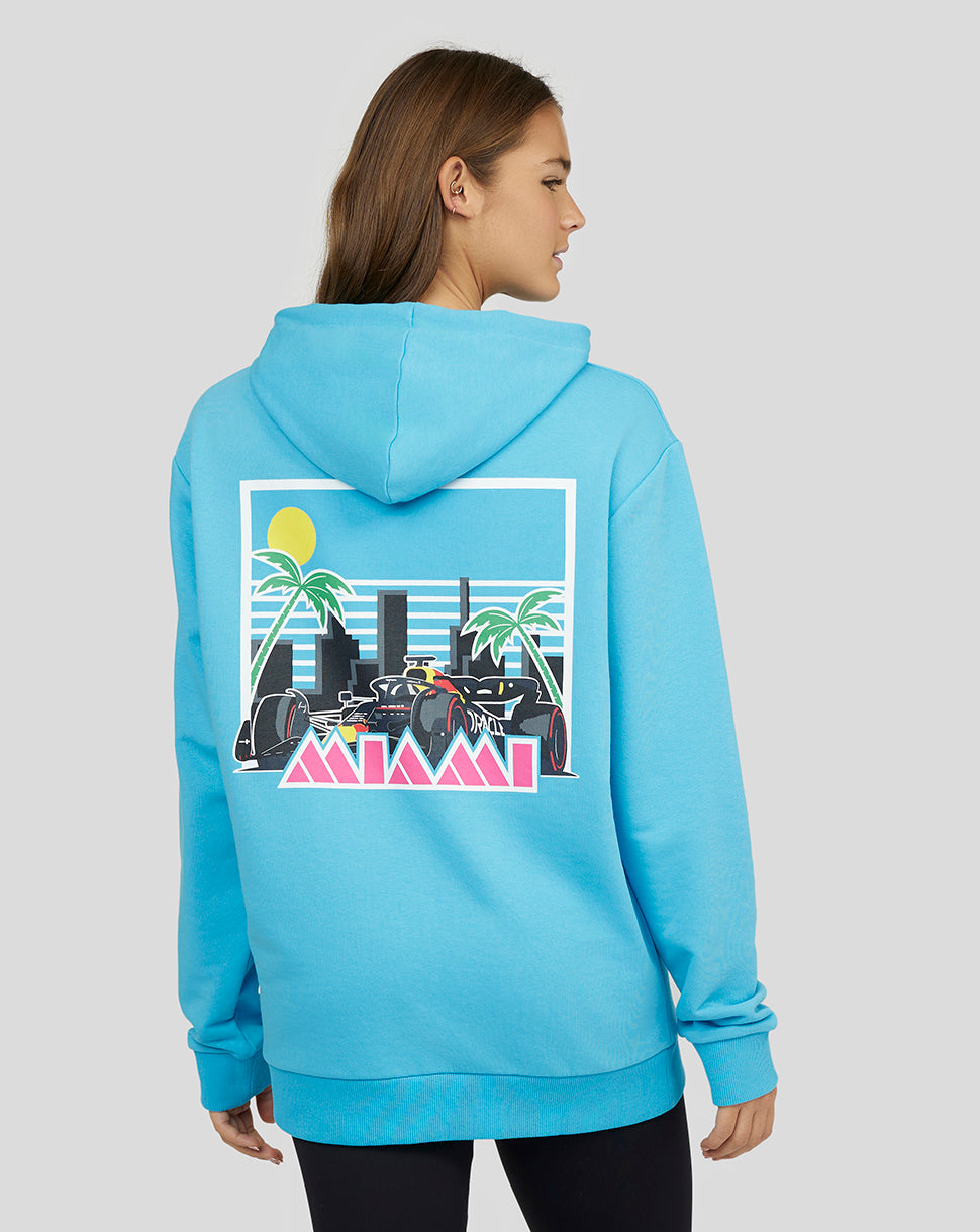 ORACLE RED BULL RACING UNISEX MIAMI OVERHEAD HOODIE - BLUE - Blue